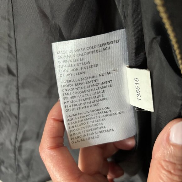 Michael Kors Quilted Black Jacket Womens Size Extra Small Preppy Winter Coat - Picture 10 of 16